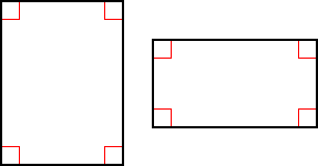 real life examples of rectangle
