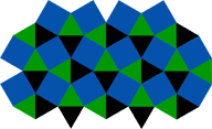 example of non regular triangle tessellation