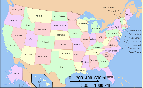 world map with scale